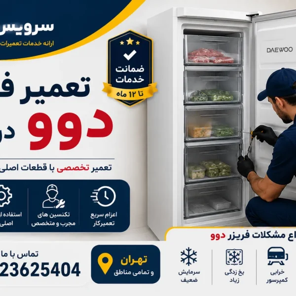 تعمیر فریزر دوو در تهران