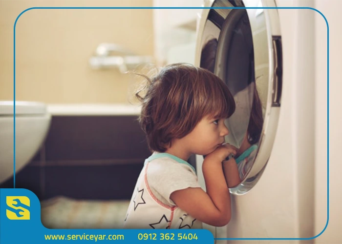 نحوه فعال کردن و استفاده از قفل کودک در لباسشویی ویرپول