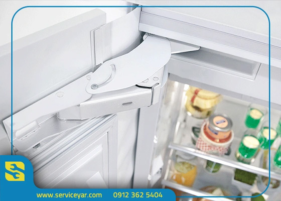 انواع لولای درب یخچال